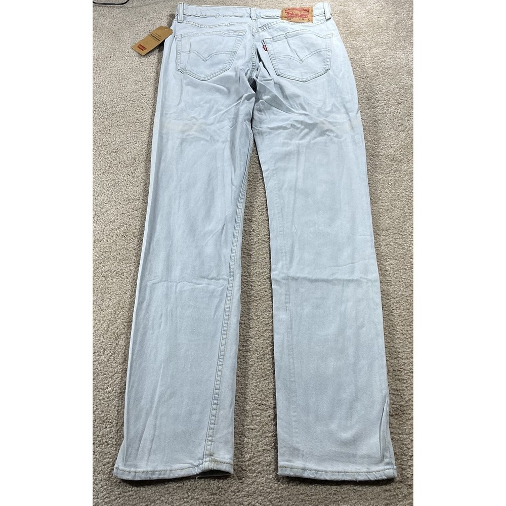 Levi's 511 Slim Fit Straight Jeans Light Wash Men's 32x34 NWT Stretch Casual - Picture 7 of 13